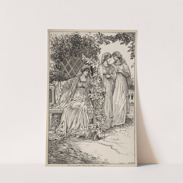 Much ado about nothing. But are you sure that Benedict loves Beatrice so entirely (1917-1918) by Louis Rhead