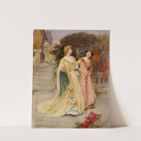 Much ado about nothing, III, 1 (1904) by John E. Sutcliffe