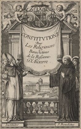 Constitutions pour les religieuses Benedictines de la reforme D’Auxerre (Constitutions for the Benedictine nuns of the Auxerre reform) (1649)
