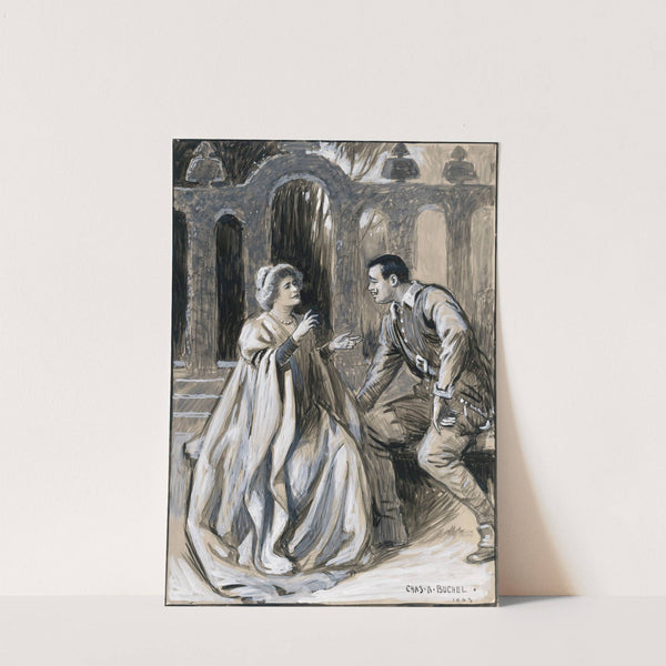 Much ado about nothing, V, 2, performed at the Imperial Theatre (1903) by Charles A. Buchel