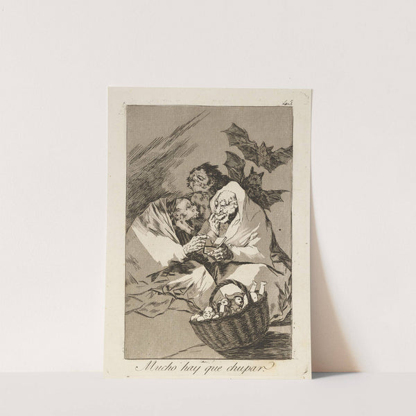 Mucho hay que chupar. (There is plenty to suck.) (1796-1797) by Francisco de Goya