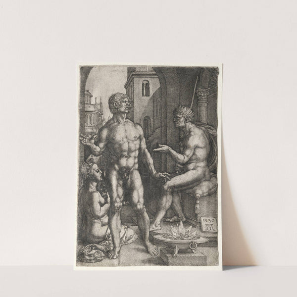 Mucius Saevola (1530) by Heinrich Aldegrever