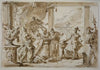 Mucius Scaevola vor Porsenna