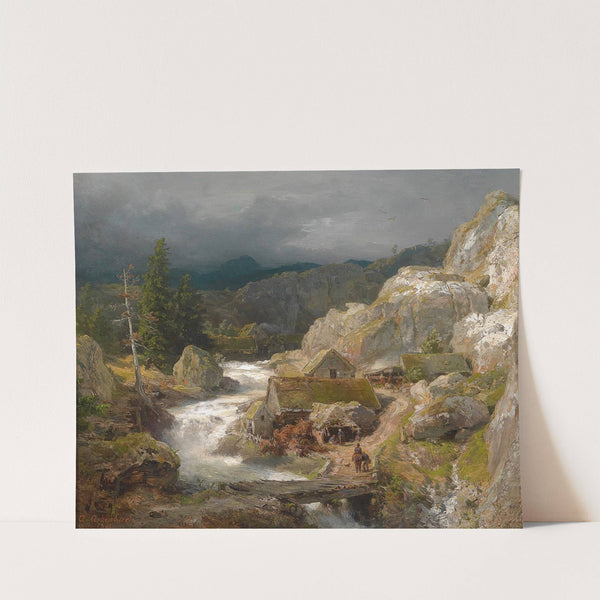 Mühle am Gebirgsbach (1861) by Andreas Achenbach