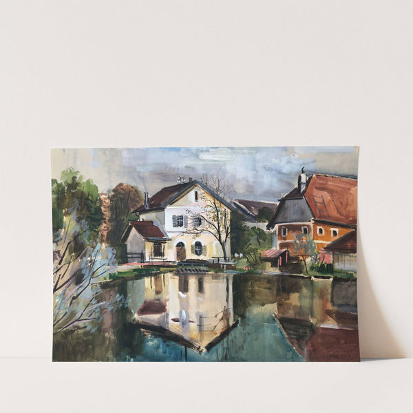 Mühle in Österreich by Otto Geigenberger