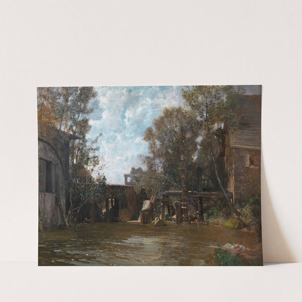 Mühle in Plankenberg by Emil Jakob Schindler