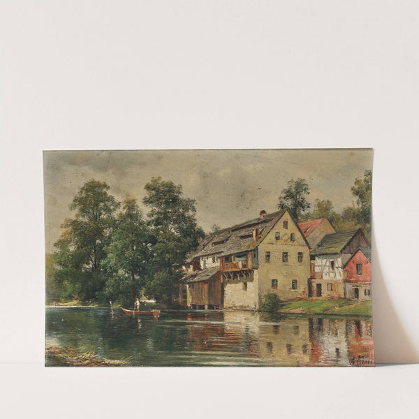Mühlerl an der Eger by Alois Kirnig