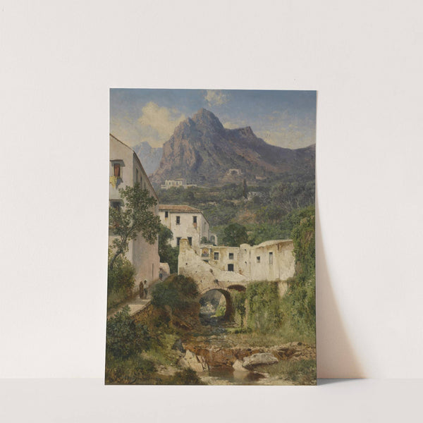 Mühltal bei Amalfi by Albert Zimmermann