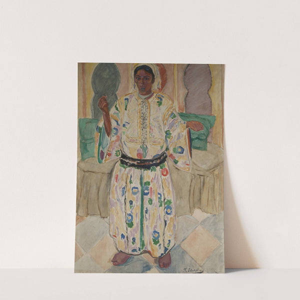 Mujer mora. by Francisco Iturrino