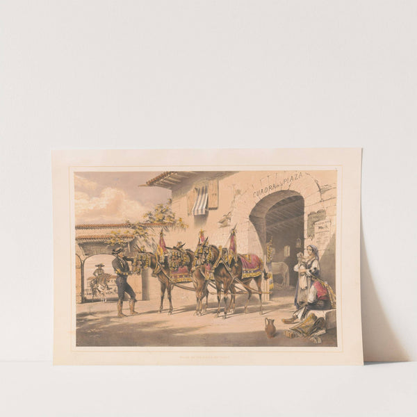 Mules of the Plaza de Toros (1860-1870) by William Henry Lake Price