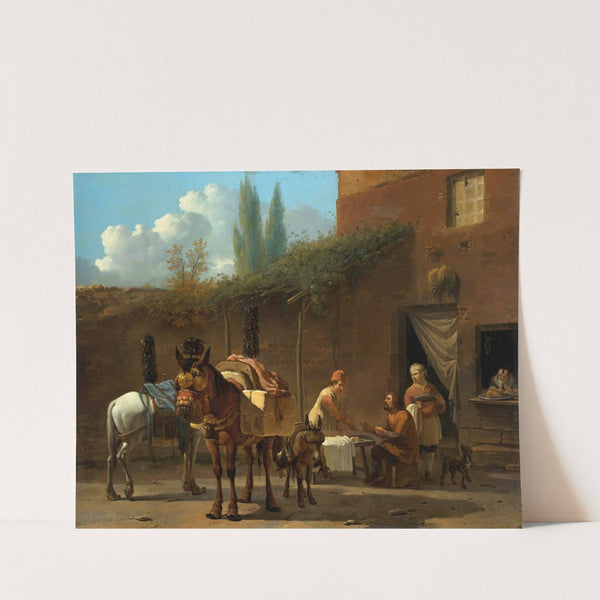Muleteers at an Inn by Karel Dujardin