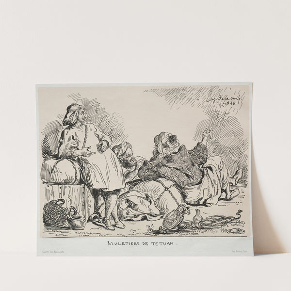 Muleteers of Tétuan (1833) by Eugène Delacroix