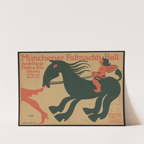 Münchener Fastnachtsball in der Ausstellungshalle am Zoo (1909) by Julius Klinger