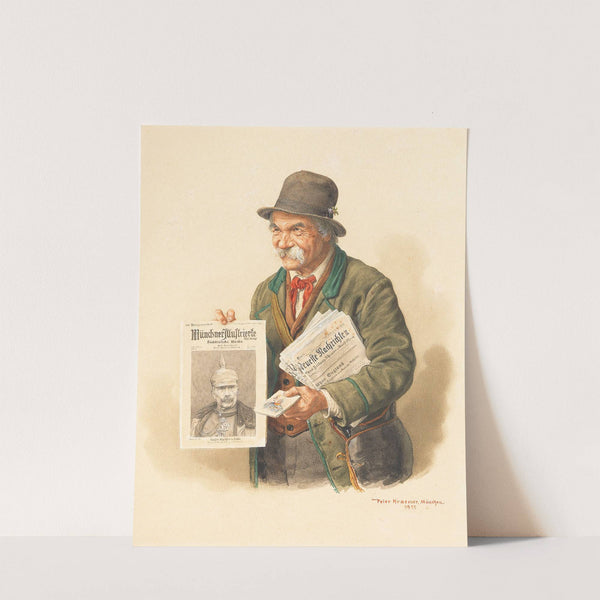 Münchner Zeitungsverkäufer by Peter Kraemer The Younger