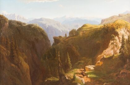 Munich In the mountains (1862)