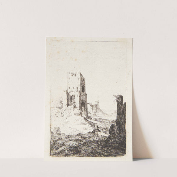 Munk i en grotte by Bartholomeus Breenbergh