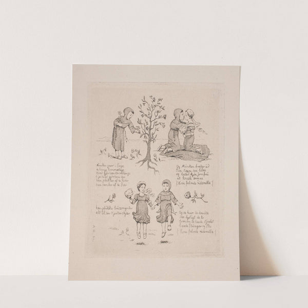 Munken går i enge by Axel Helsted