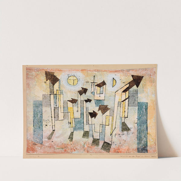 Mural from the Temple of Longing by Paul Klee