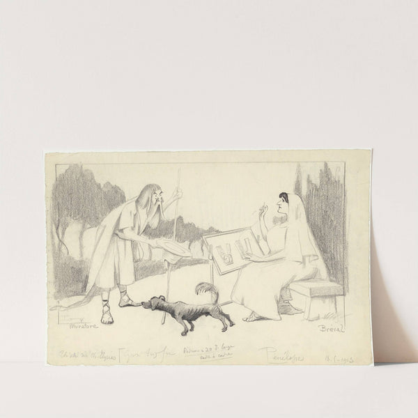 Muratore et Bréval dans ‘Pénélope’ de René Fauchois, musique de Gabriel Fauré (1913) by Maurice Lourdey