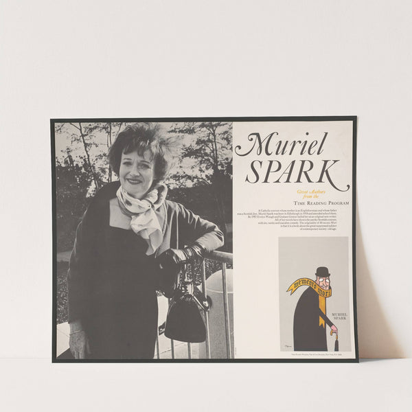 Muriel Spark: great authors from the Time Reading Program (1965) by Carl Mydans