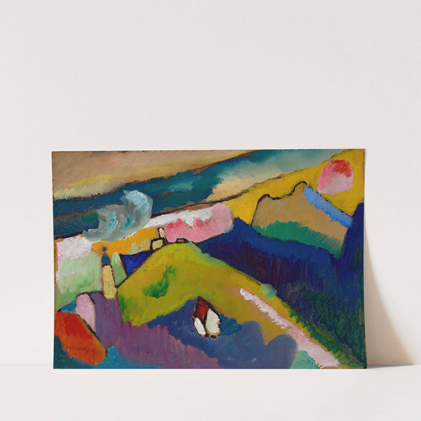 Murnau - Mountain landscape with church by Wassily Kandinsky