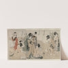 Musashi, Omi, Yamashiro, and Settsu Provinces from the series Fashionable Six Jewel Rivers (Furyu Mu Tamagawa) (c. 1804) by Kitagawa Utamaro