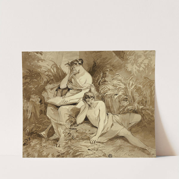 Muse and Poet by Alfred Edward Chalon