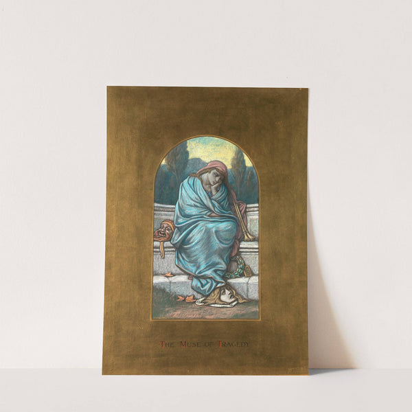 Muse of Tragedy (1899) by Elihu Vedder