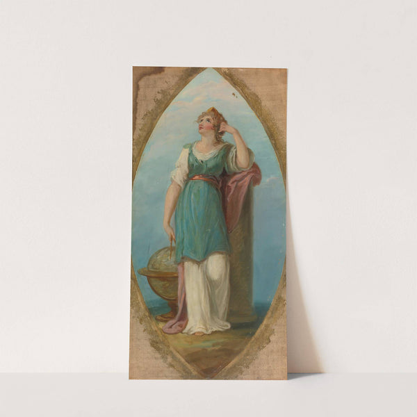 Muse with a globe by Circle of Angelica Kauffmann