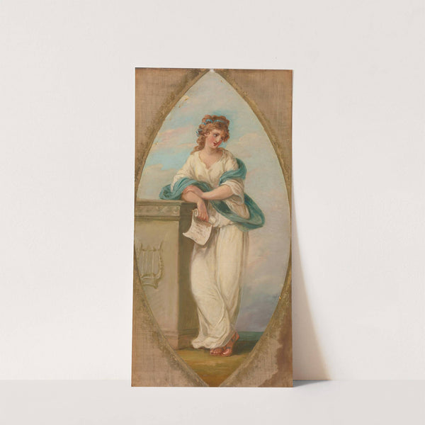 Muse with a scroll by Circle of Angelica Kauffmann