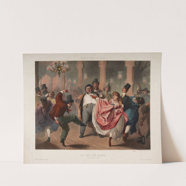 Musée de mœurs en actions 23 Le pied qui remue Au Prado de Paris by Philippe-Jacques Linder