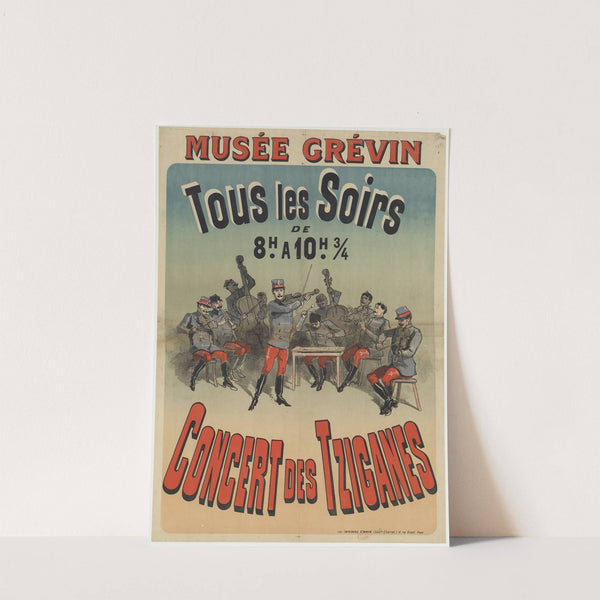 Musée Grévin, tous les soirs. Concert des Tziganes (1885) by Jules Chéret