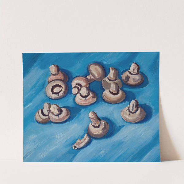 Mushrooms on a Blue Background (1926) by Marsden Hartley
