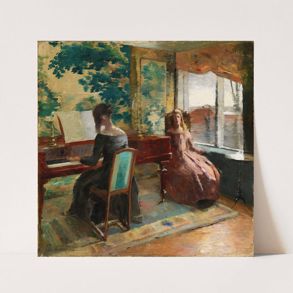 Music Interior (1880) by Asta Nørregaard