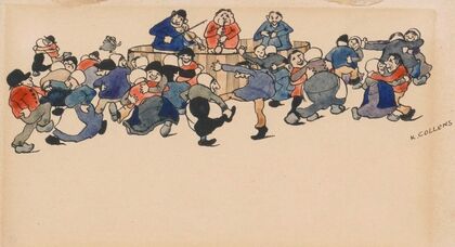 Music-making and Dancing Figures