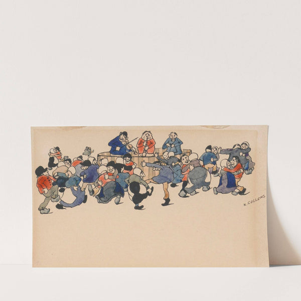 Music-making and Dancing Figures by Karel Collens