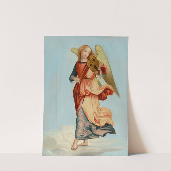 Music making angel (after Raffael) by Franz Ittenbach