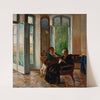 Music room interior in Peremyl (1914) by Konrad Krzyżanowski