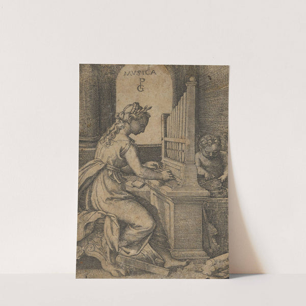 Musica (1541) by Georg Pencz
