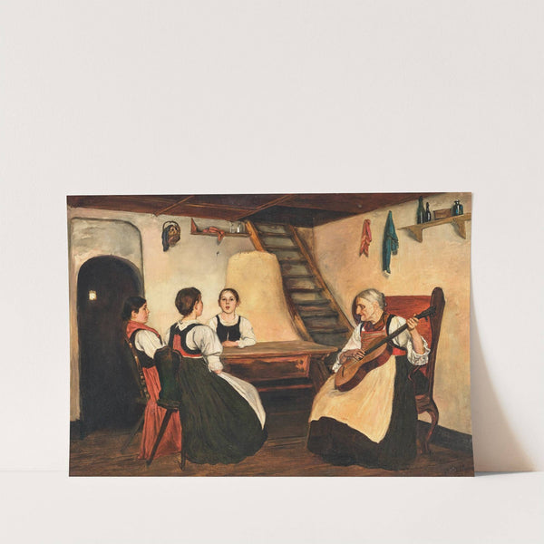 Musical entertainment in the living room by Alois Gabl