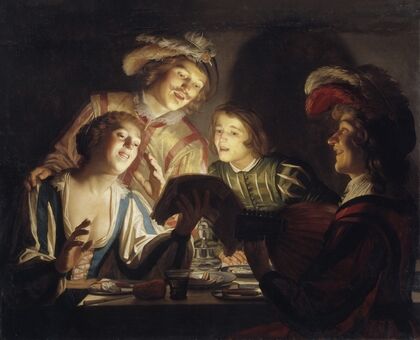Musical Group by Candlelight