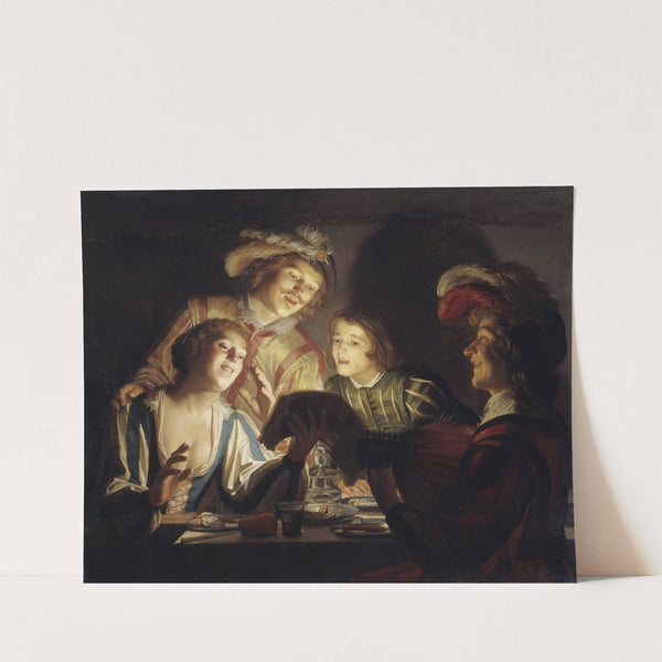 Musical Group by Candlelight by Gerard van Honthorst