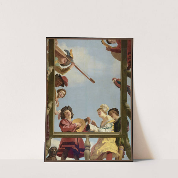 Musical Group on a Balcony by Gerard van Honthorst