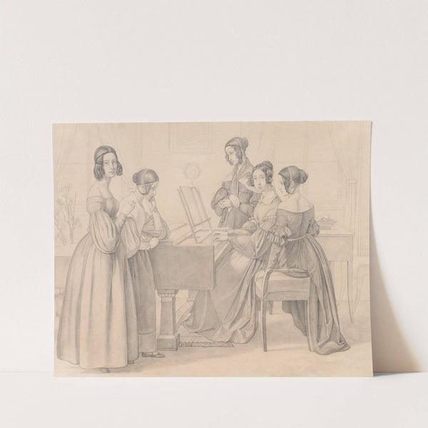 Musicale at the Prellers' by Friedrich Preller the Elder