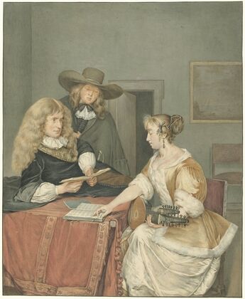 Musicerend gezelschap, after Gerard ter Borch (II)