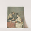 Musicerend gezelschap, after Gerard ter Borch (II) by Jacob Willemz. de Vos