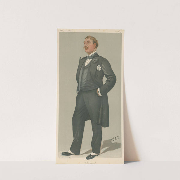 Musicians; ‘A Fine Baritone’, M. Victor Maurel, October 20, 1898 (1898) by Leslie Matthew Ward