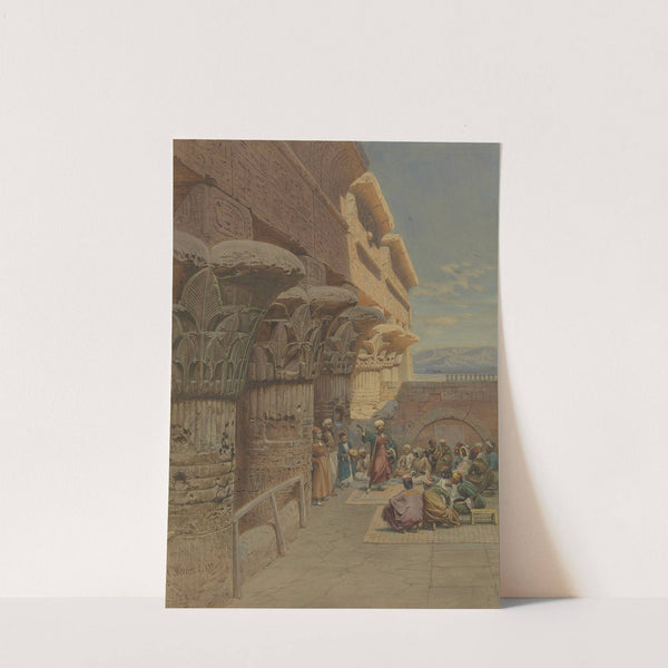 Musicians At Philae (1887) by Carl Friedrich Heinrich Werner