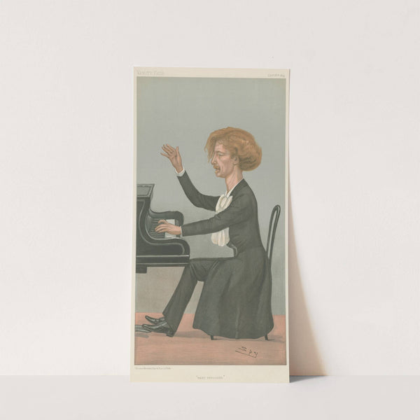 Musicians; ‘Easy Execution’, Ignace Ian Paderewski, December 28, 1899 (1899) by Leslie Matthew Ward