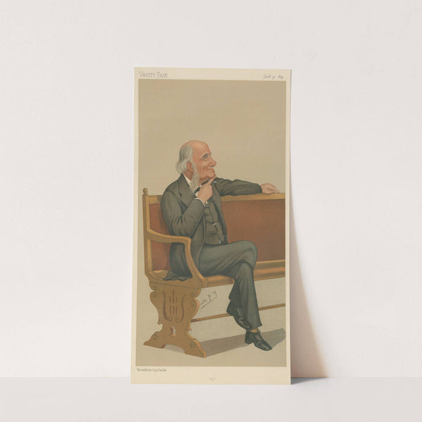 Musicians, ‘G’, Sir George Grove, January 31, 1891 (1891) by Leslie Matthew Ward